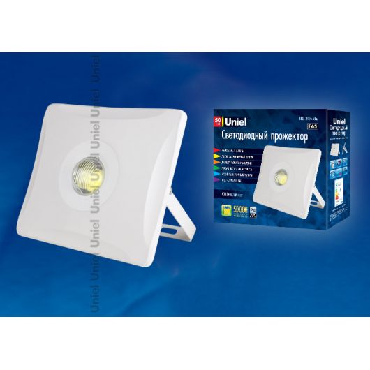 Купить Прожектор  светодиодный ULF-F11-50W-NW IP65 180-240В WHITE картон в интернет-магазине СМЭК