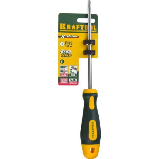 KRAFTOOL Х-Drive PH3x150 отвертка, 250072-3-150, изображение 4 • Купить по низкой цене в интернет-магазине СМЭК