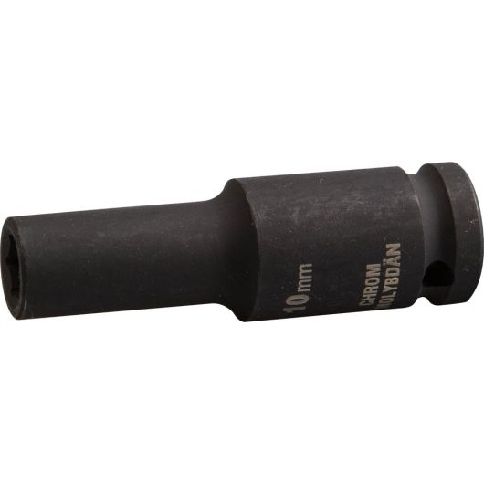 Удлиненная ударная торцовая головка KRAFTOOL FLANK 1/2" 10 мм 27942-10 • Купить по низкой цене в интернет-магазине СМЭК