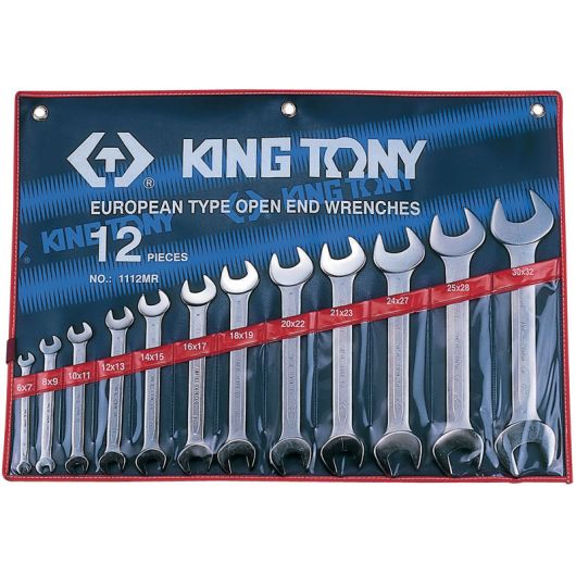KING TONY Набор рожковых ключей, 6-32 мм, 12 предметов, изображение 2 • Купить по низкой цене в интернет-магазине СМЭК