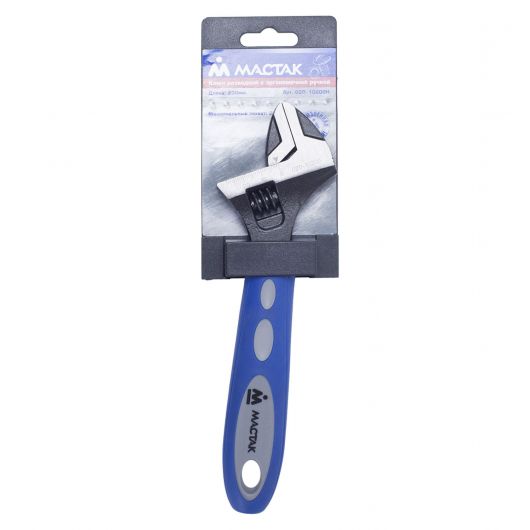МАСТАК Ключ разводной 200 мм, эргономичная ручка, держатель, изображение 2 • Купить по низкой цене в интернет-магазине СМЭК