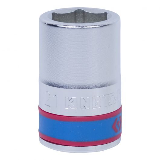 KING TONY Головка торцевая стандартная шестигранная 3/4", 21 мм • Купить по низкой цене в интернет-магазине СМЭК