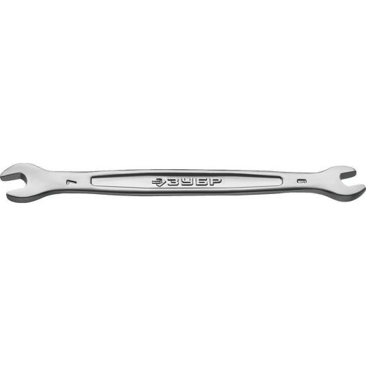 Рожковый гаечный ключ  ЗУБР 6х7 мм 27010-06-07, изображение 2 • Купить по низкой цене в интернет-магазине СМЭК