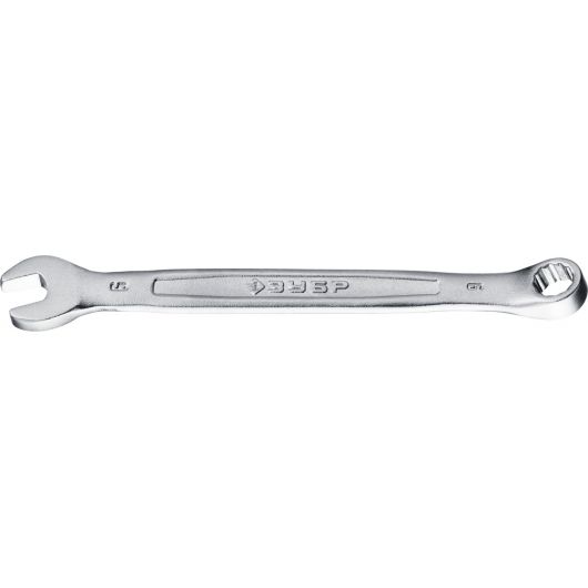 Комбинированный гаечный ключ ЗУБР 6 мм 27087-06, изображение 2 • Купить по низкой цене в интернет-магазине СМЭК