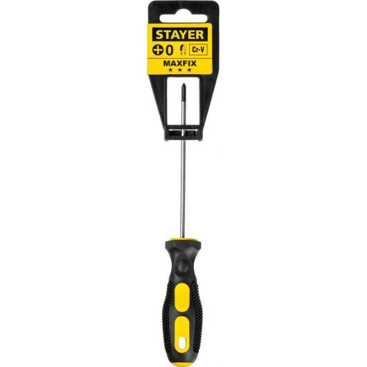 Отвертка STAYER MaxFix PH0x100 2510-0-10 • Купить по низкой цене в интернет-магазине СМЭК