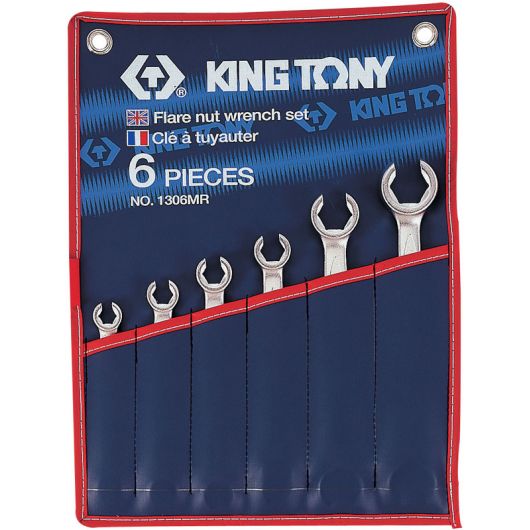 KING TONY Набор разрезных ключей, 8-22 мм, 6 предметов, изображение 4 • Купить по низкой цене в интернет-магазине СМЭК