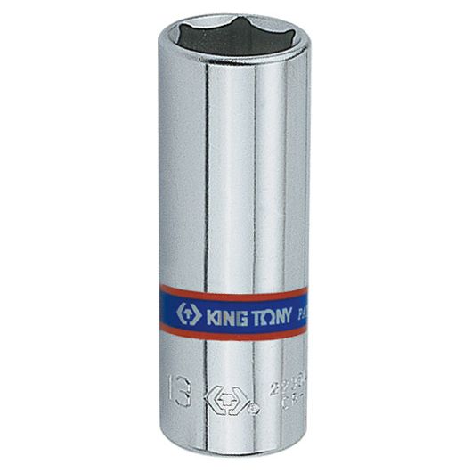 KING TONY Головка торцевая глубокая шестигранная 1/4", 14 мм • Купить по низкой цене в интернет-магазине СМЭК