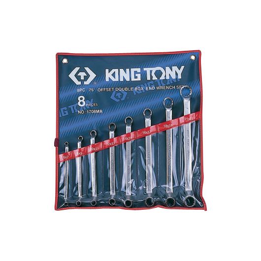 KING TONY Набор накидных ключей, 6-23 мм, 8 предметов, изображение 3 • Купить по низкой цене в интернет-магазине СМЭК