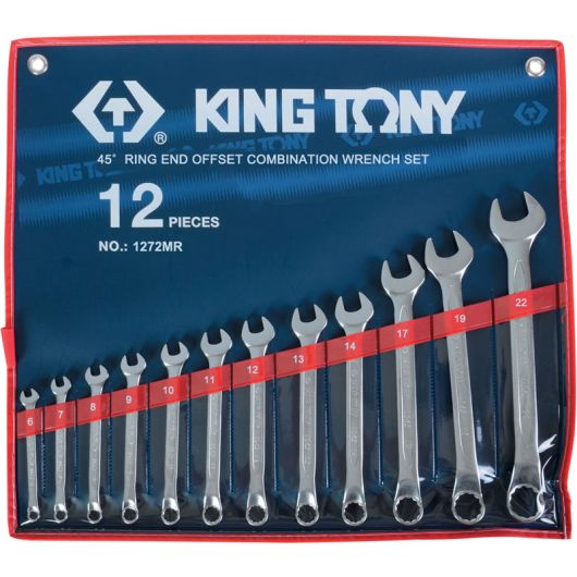 KING TONY Набор комбинированных ключей, 6-22 мм, 12 предметов, изображение 4 • Купить по низкой цене в интернет-магазине СМЭК
