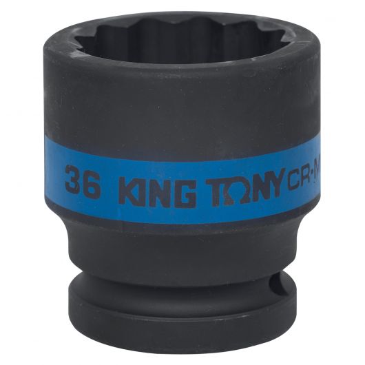 KING TONY Головка торцевая ударная двенадцатигранная 3/4", 36 мм, изображение 3 • Купить по низкой цене в интернет-магазине СМЭК