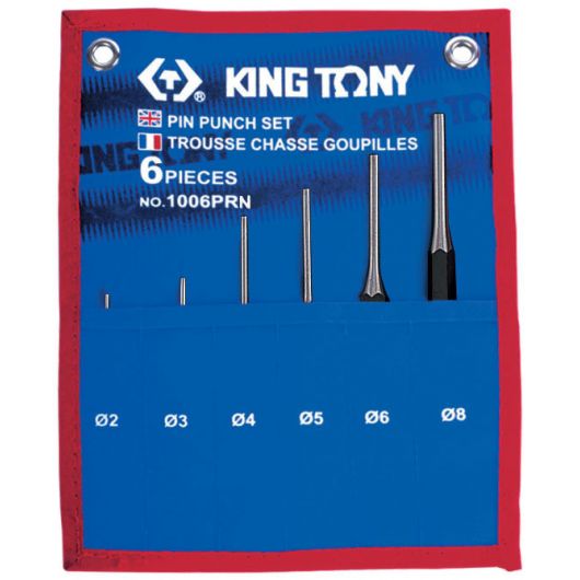 KING TONY Набор выколоток, чехол из теторона, 6 предметов, изображение 2 • Купить по низкой цене в интернет-магазине СМЭК