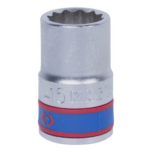 KING TONY Головка торцевая стандартная двенадцатигранная 1/2", 15 мм, изображение 3 • Купить по низкой цене в интернет-магазине СМЭК