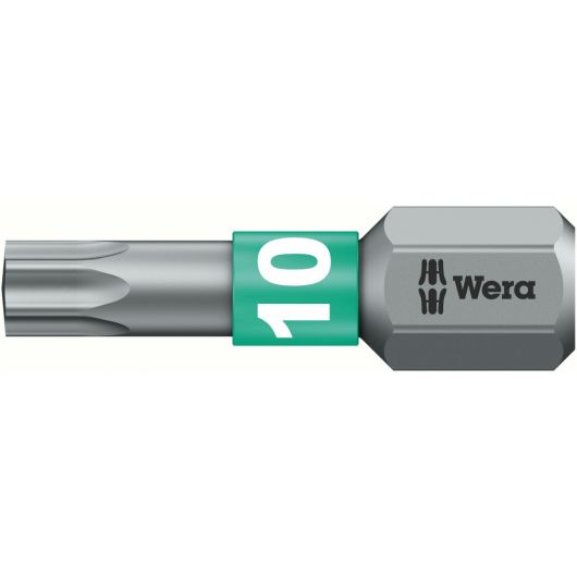 867/1 BTZ TORX® бита биторсионная, вязкая твёрдость, хвостовик 1/4" C 6.3, TX 10 x 25 мм • Купить по низкой цене в интернет-магазине СМЭК