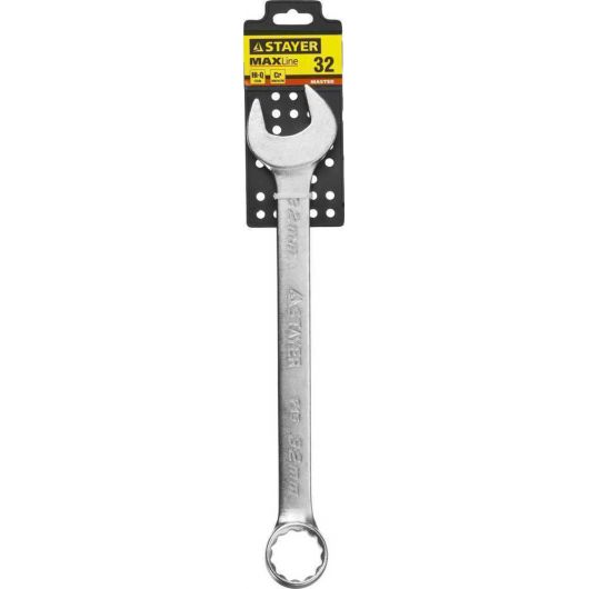 Комбинированный гаечный ключ STAYER 32 мм 27085-32, изображение 2 • Купить по низкой цене в интернет-магазине СМЭК