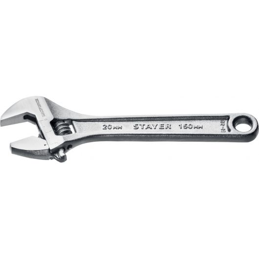 Разводной ключ STAYER MAX-Force 150 / 20 мм 2725-15 • Купить по низкой цене в интернет-магазине СМЭК