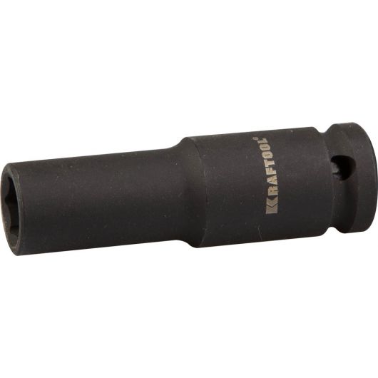 Удлиненная ударная торцовая головка KRAFTOOL FLANK 1/2" 12 мм 27942-12 • Купить по низкой цене в интернет-магазине СМЭК