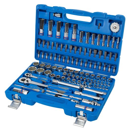 МАСТАК Набор инструментов "МАСТЕР" в синей тележке, 205 предметов, изображение 7 • Купить по низкой цене в интернет-магазине СМЭК