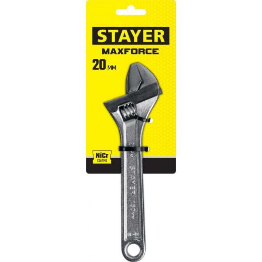 Разводной ключ STAYER MAX-Force 150 / 20 мм 2725-15, изображение 2 • Купить по низкой цене в интернет-магазине СМЭК