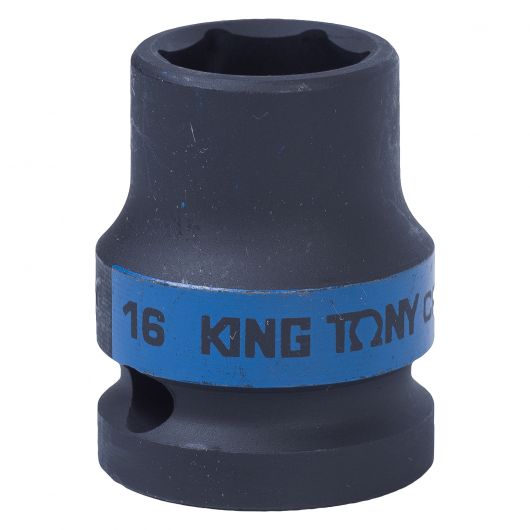 KING TONY Головка торцевая ударная шестигранная 1/2", 16 мм, изображение 4 • Купить по низкой цене в интернет-магазине СМЭК