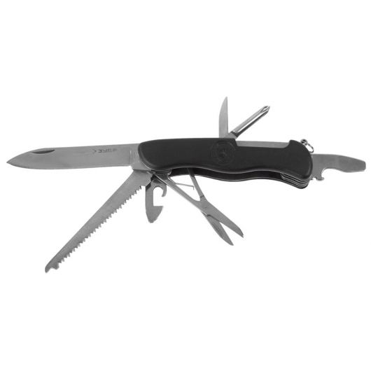 Многофункциональный нож ЗУБР 8 в 1 складной пластиковая рукоятка 47791 • Купить по низкой цене в интернет-магазине СМЭК