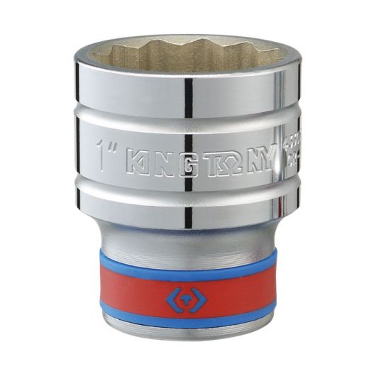 KING TONY Головка торцевая стандартная двенадцатигранная 1/2", 1", дюймовая • Купить по низкой цене в интернет-магазине СМЭК