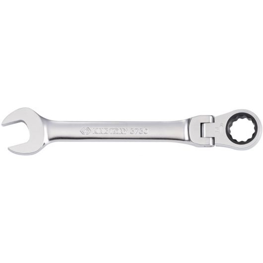 KING TONY Ключ трещоточный комбинированный с шарниром 10 мм • Купить по низкой цене в интернет-магазине СМЭК