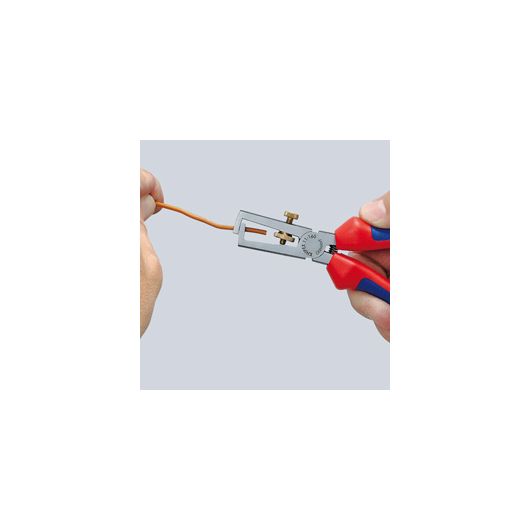 Стриппер для одно/много/тонкожил. кабеля, зачистка: Ø 5 мм (10 мм², AWG 7), пружина, L-160 мм, c рег, изображение 3 • Купить по низкой цене в интернет-магазине СМЭК
