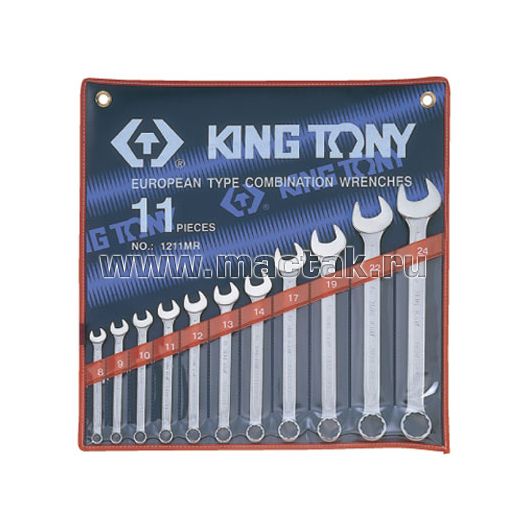 KING TONY Набор комбинированных ключей, 1/4"-15/16", 11 предметов • Купить по низкой цене в интернет-магазине СМЭК