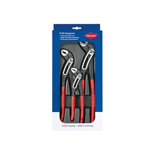 Набор KNIPEX ALLIGATOR® в ложементе, 3 предмета, комплектация: ALLIGATOR® клещи переставные KN-88011 • Купить по низкой цене в интернет-магазине СМЭК