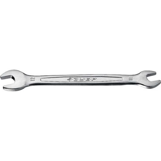 Рожковый гаечный ключ ЗУБР 10х12 мм 27010-10-12, изображение 2 • Купить по низкой цене в интернет-магазине СМЭК