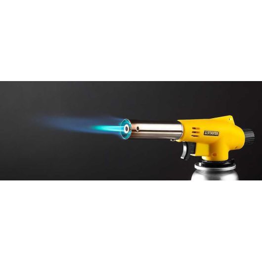 Газовая горелка с пъезоподжигом на баллон с цанговым соединением STAYER MaxTerm 1300°С MG100 55584, изображение 6 • Купить по низкой цене в интернет-магазине СМЭК