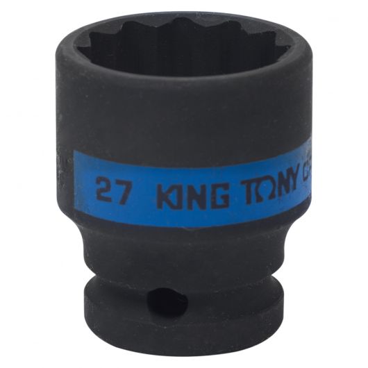 KING TONY Головка торцевая ударная двенадцатигранная 1/2", 27 мм, изображение 2 • Купить по низкой цене в интернет-магазине СМЭК