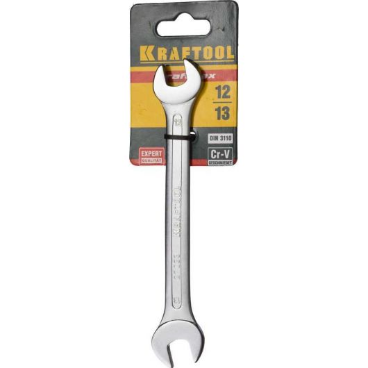 Рожковый гаечный ключ KRAFTOOL 12 х 13 мм  27033-12-13, изображение 2 • Купить по низкой цене в интернет-магазине СМЭК