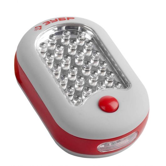 Купить Светодиодный фонарь ЗУБР 27 LED крючок для подвеса магнит 61810 в интернет-магазине СМЭК