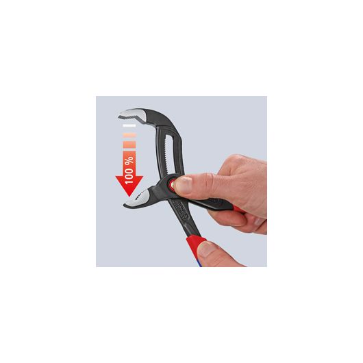 KNIPEX COBRA® QuickSet клещи переставные с фиксатором, быстрая установка, 50 мм (2"), под ключ 46 мм, изображение 2 • Купить по низкой цене в интернет-магазине СМЭК
