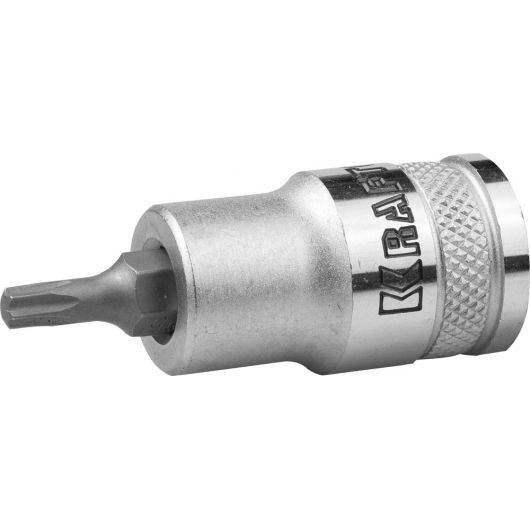 Торцовая бита-головка KRAFTOOL TORX 1/2"  T25 27905-25 • Купить по низкой цене в интернет-магазине СМЭК