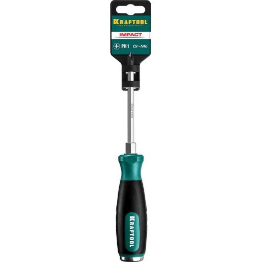 KRAFTOOL PH1х80мм, отвертка ударная X-DRIVE PLUS 250034-1, изображение 2 • Купить по низкой цене в интернет-магазине СМЭК