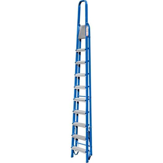 Стальная лестница-стремянка MIRAX 10 ступеней 203 см 38800-10, изображение 6 • Купить по низкой цене в интернет-магазине СМЭК