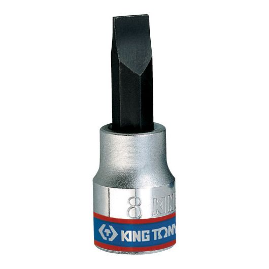 KING TONY Насадка (бита) торцевая 3/8", Slotted, 5х1 мм, L = 50 мм • Купить по низкой цене в интернет-магазине СМЭК