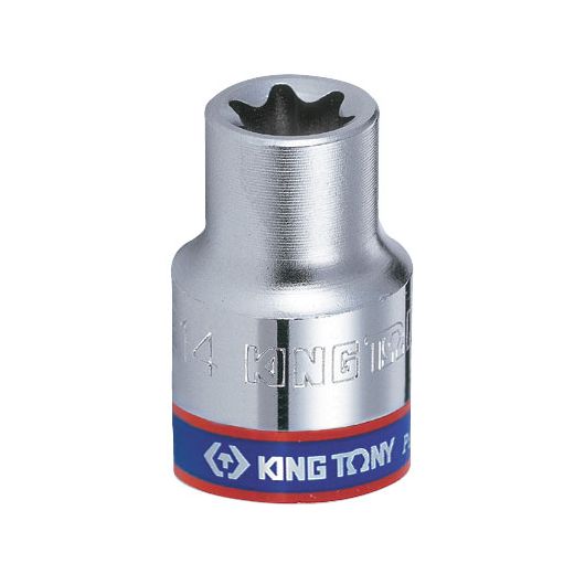 KING TONY Головка торцевая TORX Е-стандарт 1/4", E5, L = 24 мм • Купить по низкой цене в интернет-магазине СМЭК