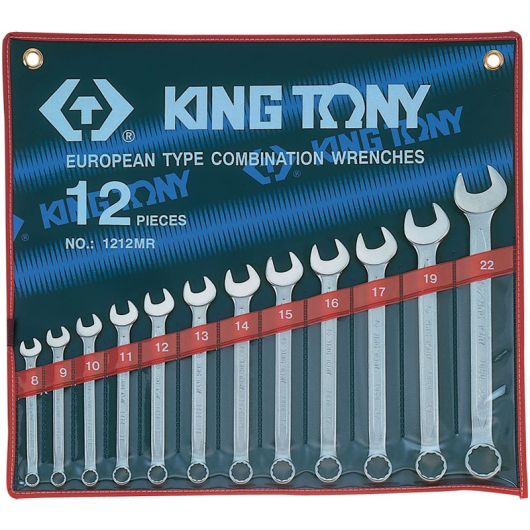 KING TONY Набор комбинированных ключей, 8-22 мм, 12 предметов • Купить по низкой цене в интернет-магазине СМЭК