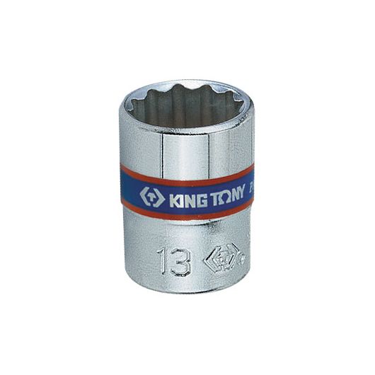 KING TONY Головка торцевая стандартная двенадцатигранная 1/4", 10 мм • Купить по низкой цене в интернет-магазине СМЭК