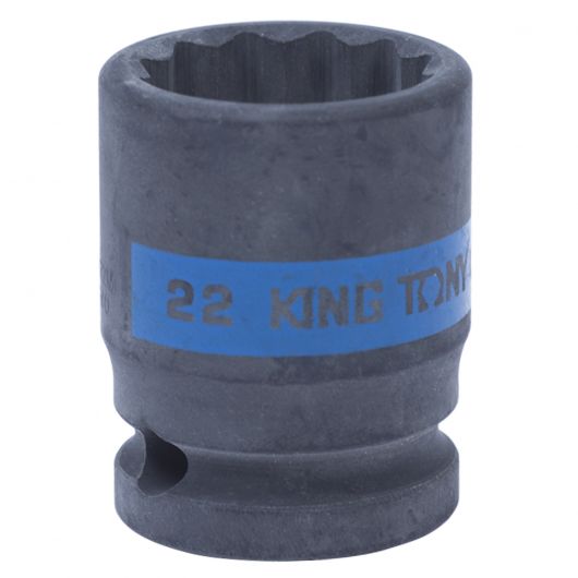 KING TONY Головка торцевая ударная двенадцатигранная 1/2", 22 мм, изображение 3 • Купить по низкой цене в интернет-магазине СМЭК