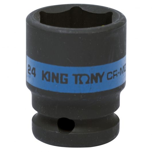 KING TONY Головка торцевая ударная шестигранная 1/2", 24 мм, изображение 4 • Купить по низкой цене в интернет-магазине СМЭК