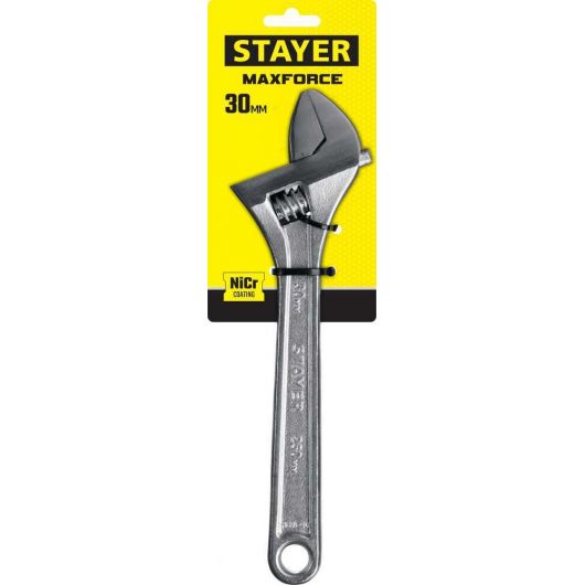 Разводной ключ STAYER MAX-Force 250 / 30 мм 2725-25, изображение 2 • Купить по низкой цене в интернет-магазине СМЭК