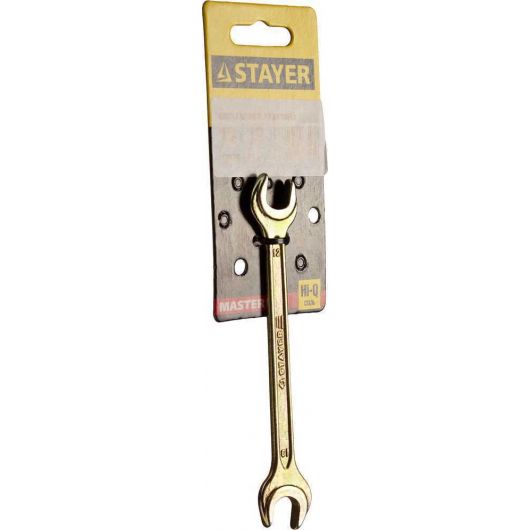 Рожковый гаечный ключ STAYER 12 x 13 мм 27038-12-13, изображение 2 • Купить по низкой цене в интернет-магазине СМЭК