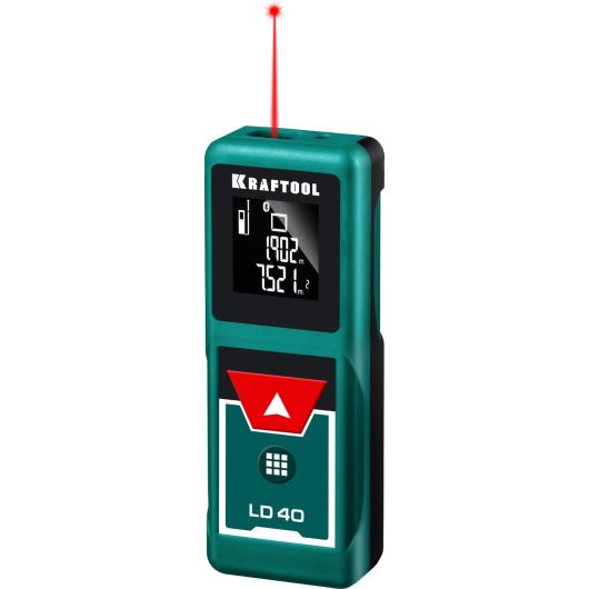 Лазерный дальномер KRAFTOOL LD-40 5 см - 40 м 34763 • Купить по низкой цене в интернет-магазине СМЭК