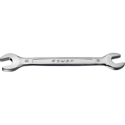 Рожковый гаечный ключ ЗУБР 17х19 мм 27010-17-19, изображение 3 • Купить по низкой цене в интернет-магазине СМЭК