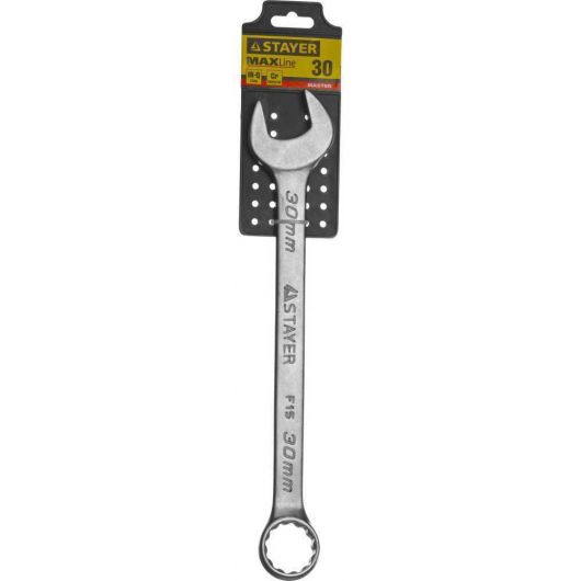 Комбинированный гаечный ключ STAYER 30 мм 27085-30, изображение 2 • Купить по низкой цене в интернет-магазине СМЭК