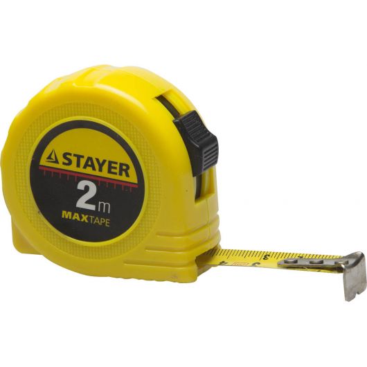 Рулетка STAYER MaxTape 2м х 16мм 34014-02-16 • Купить по низкой цене в интернет-магазине СМЭК